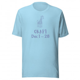 Dec 1 - 28 Okapi Unisex t-shirt
